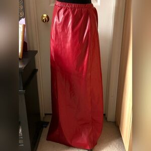 Elegant Red Women's Skirt